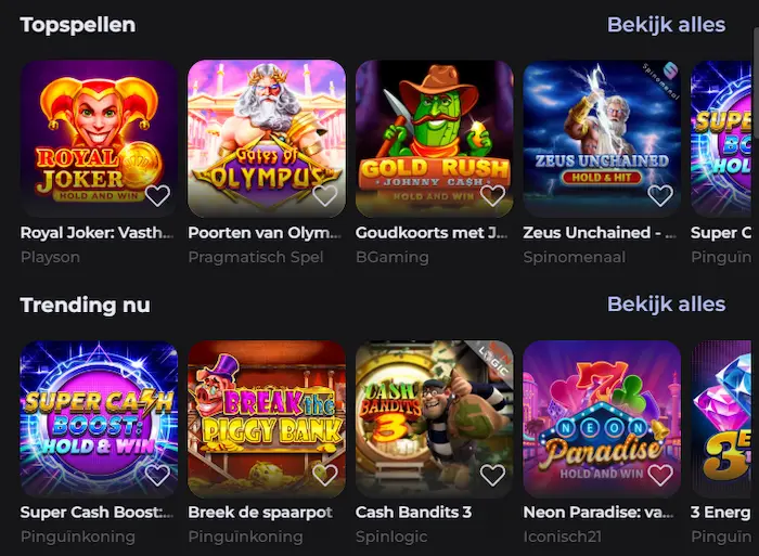 Memo Casino  Spel